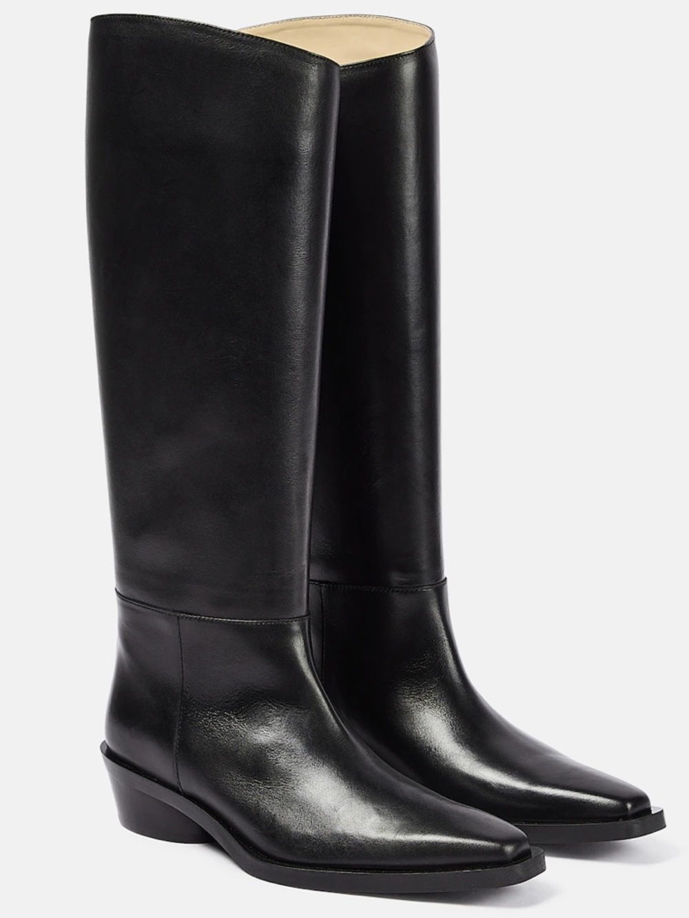 Proenza Schouler Bronco Black Knee High Boots EU38 NIB $1300